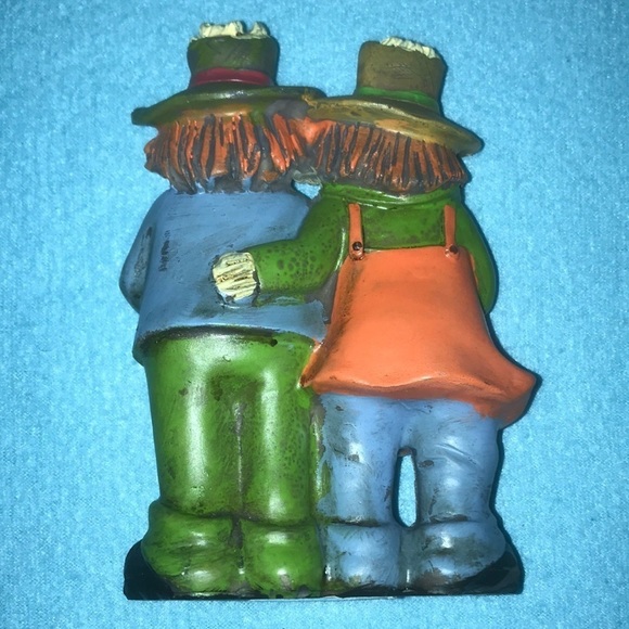 Scarecrow welcome figurine made of resin - Picture 2 of 7